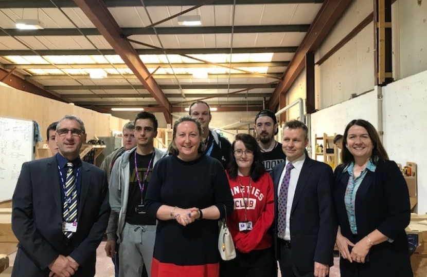 MP VISITS NORTHUMBERLAND COLLEGE BERWICK CAMPUS | Anne-Marie Trevelyan